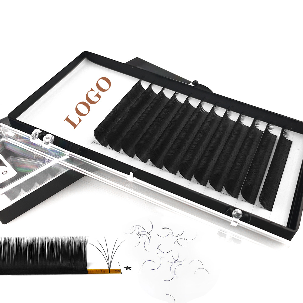 JMS Classic Individual Eyelash Extensions 0.03/0.05/0.07mm - 12 Rows Premium Volume Lashes for Salon Use