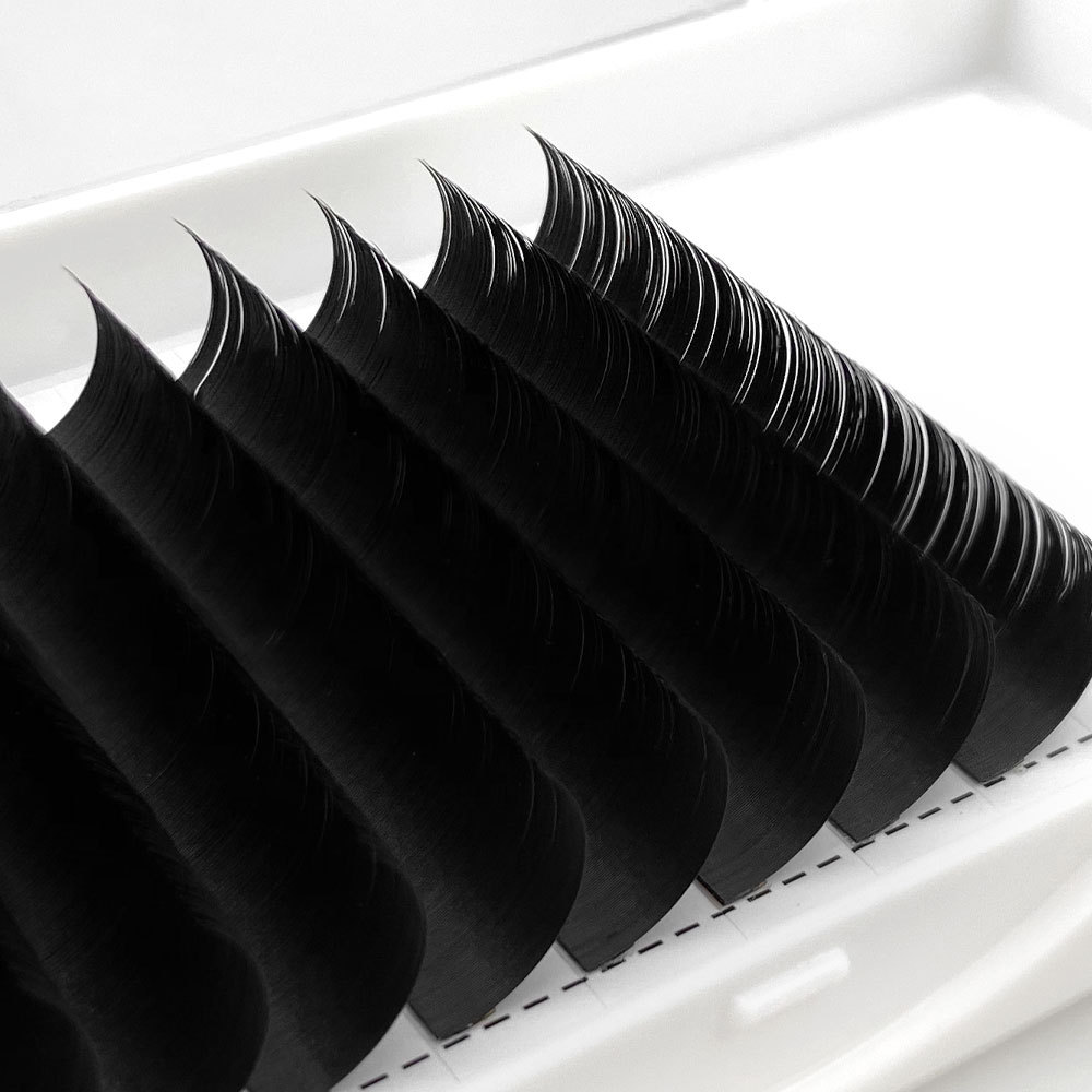 JMS Flat Eyelash Extensions | 0.15/0.20mm  | Ultra-Soft Ellipse Lashes for Salons